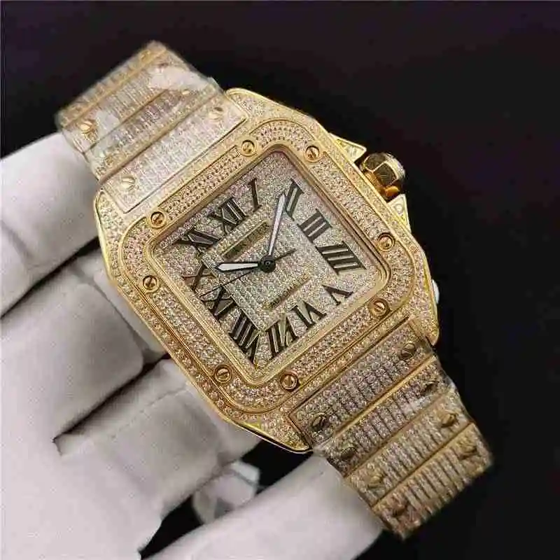 高级满天星腕表CARTIER卡地亚山度士系列 直径51mmX41.3mm (91).webp
