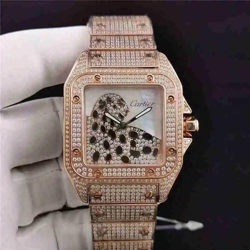 高级满天星腕表CARTIER卡地亚山度士系列 直径51mmX41.3mm (65).webp
