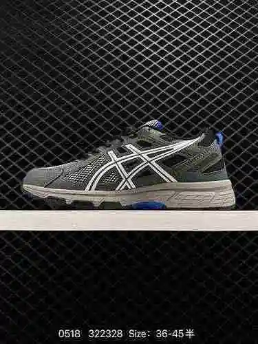 4 ASICS Asics Summer New GEL-VENTURE 6 Zapatillas para correr todoterreno con amortiguación de tracc