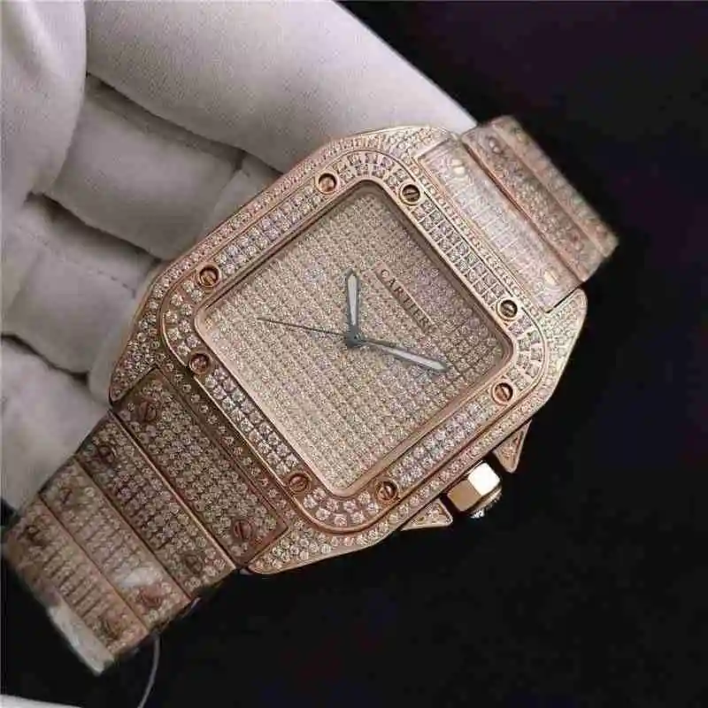 高级满天星腕表CARTIER卡地亚山度士系列 直径51mmX41.3mm (57).webp