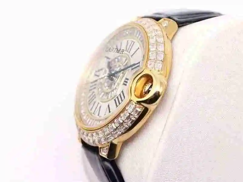 卡地亚Cartier蓝气球方钻满天星手表 42mm (5).webp