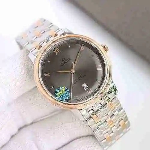 Omega Watch Men's Watch Paired with Original Fully Automatic Mechanical Movement Top Grade 316 Preci