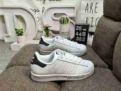 382DAdidas Clover Originals Superstar Shell Head Zapatos deportivos clásicos, versátiles e informale