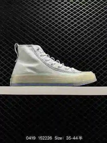 3 Reemplazo plano de cerámica azul y blanca Converse All Star 97s CX Jelly Canvas Shoes La nueva com