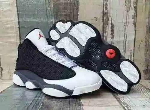 JORDAN 13 White Grey Black (3M) Men's Shoe 40-47