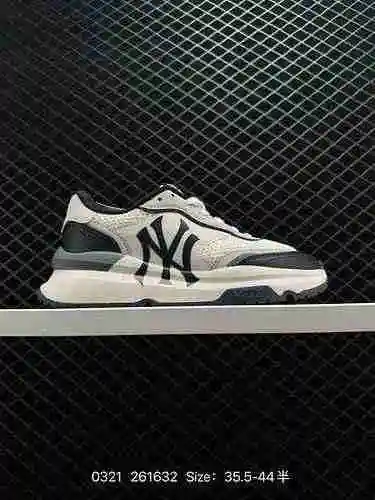  MLB Chunky Liner New York Yankees Popular Single Piece Senior Shoe Series Low Top Dad Style Light W