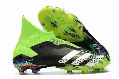 Arrived/inherited) Adidas Black and Green Falcon 20+full knit waterproof 