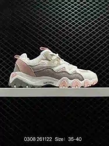 110 Skechers Skechers Autumn and Winter Vintage Little White Shoes Dad Shoes Women's Thick Sole Heig