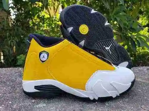 AIR JORDAN 14 WHITE YELLOW MALE 40-47