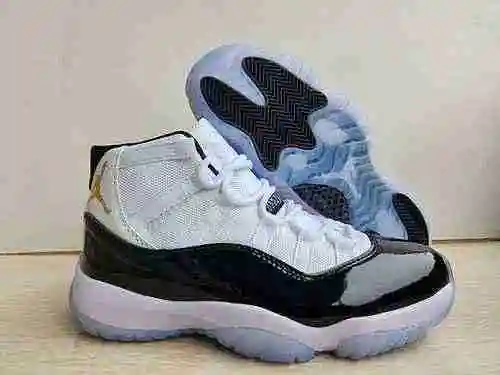 Jordan Dan 11th generation white black gold men's and women's shoes 36-47