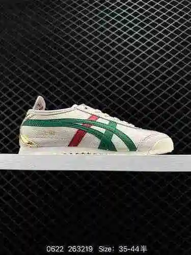 95 OnitsukaTiger/Guizuka Tiger México 66 SLIP ON Oficial 22 Zapatos para correr informales de lona d