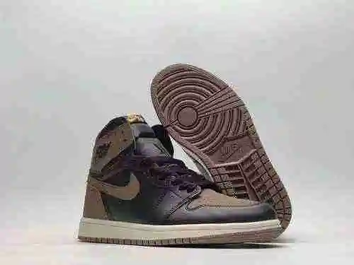 AJ1 Segundo Piso Negro Marrón Mocha 36-47