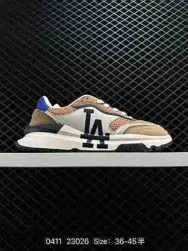 130 MLB Chunky Runner New York Yankees Team Mesh Dad Shoes 6 cm higher inside Original factory file 