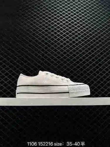 8 versión más alta CONVERSE Converse contra calidad All Star Lift zapatos de lona altos de moda con 