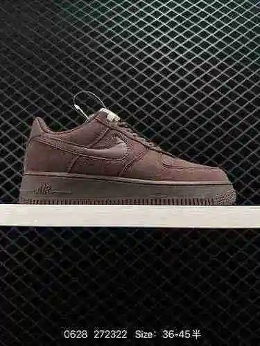 Auténtica zapatilla casual Nike Air Force Low Air Force One de caña baja. El rendimiento de amortigu