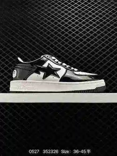 130 A Bath Ape, una marca de moda en Ura-Harajuku, Japón BAPE Sk8 Sta Low SK8 series zapatos de skat