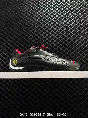85 Puma/Puma Future Cat Leather Sf Ferrari Co-branding Zapatos casuales bajos Zapatos de carreras Mo