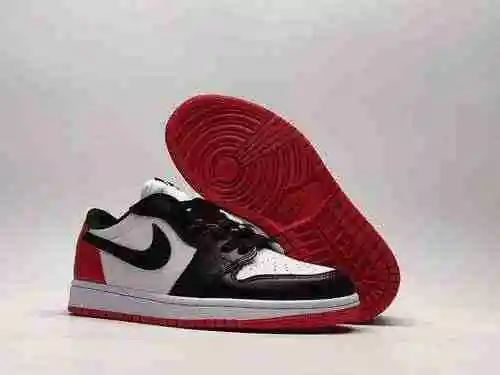 AJ1PD dedos de los pies negros en blanco y negro 36-47