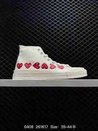85 Converse Rei Kawakubo COMME des GAR ç ONS PLAY x Converse Chuck Taylor 97 Hi Zapatillas deportiva