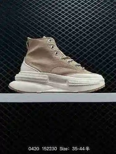 5 Converse La nueva galleta RunStarLegacy Sandwich de Converse Zapatos de tiro alto con suela gruesa
