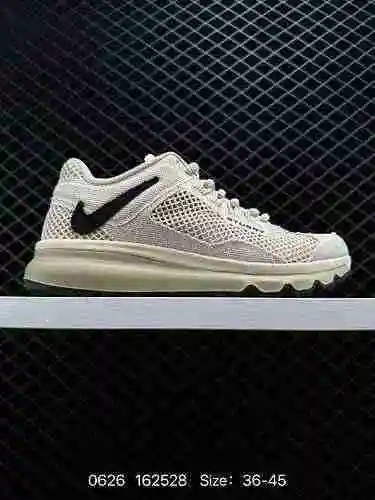 4 Stussy x NK Air Max 23" Fossil" El color desierto de las zapatillas para correr con colc
