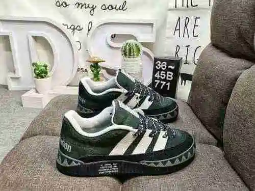 771D/adidas adic mocasines "Shark mocasines" Nuevo lanzamiento de la marca Co, uniendo man