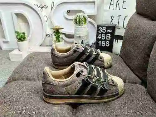 158D nivel de empresa AD Adidas Clover MTSS X Adidas Clover Rabbit Hole Strap Shell Head Zapatos de 
