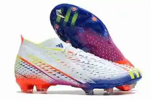 Llegó/heredado) Adidas High Top Falcon 22.1 Blue Sharp Blade Series All Knit Shoes FG Bota de fútbol