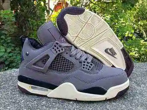 AIR JORDAN4 New Color Matching Men's and Women's Shoes 36-47