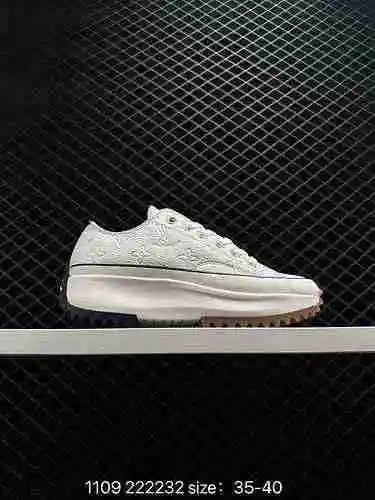 6 Converse 97s Mesh Converse Prestige Runstar Zapatos de suela gruesa Par de zapatos calientes Zapat