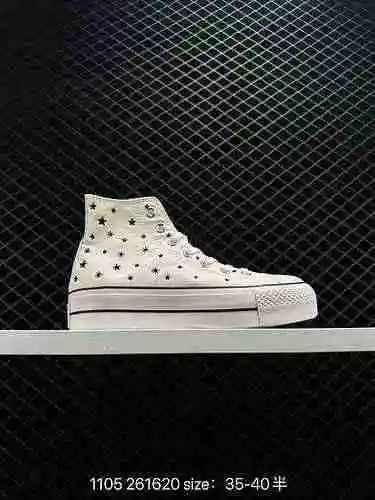 Converse All Star Lift Pentagrama de fondo grueso Converse 222 Exclusivo del Día de San Valentín, ll