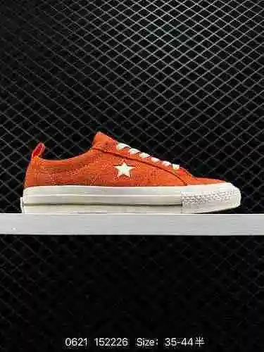 3 Converse One Star Pro Orange Converse Official Wooden Village Vintage Casual Skate shoe # Los zapa