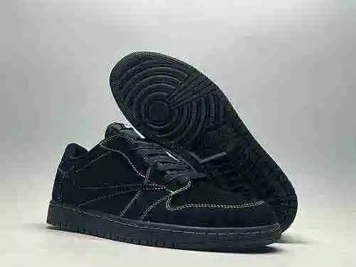 AJ1 Low Cut Barbed Black Knight 36-47 with Half Size
