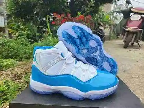 AJ11 Jordan Dan 11.a generación Nuevo color a juego Blanco Jade Todo verde Hombres y mujeres 36-47