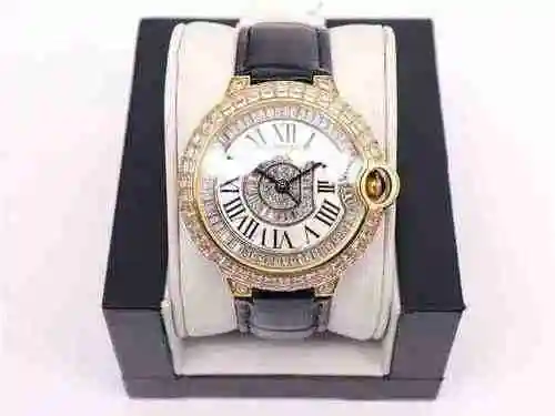 Reloj Cartier Blue Balloon Square Diamond Full Sky Star 42 mm