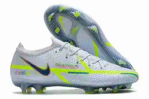 Arrival/advanced) Nike low top Phantom GT2 waterproof white green full knit FG Football boot Nike Ph