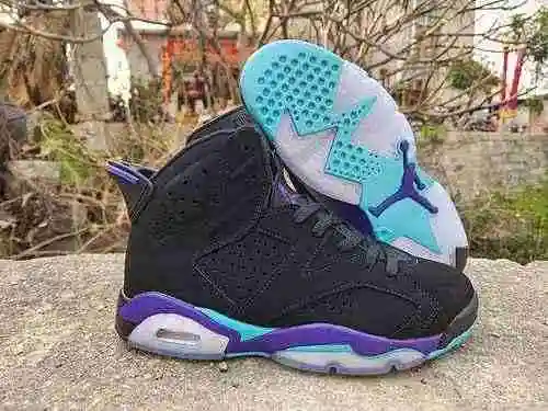 Jordan Dan 6th Generation Black Purple Green 40-47