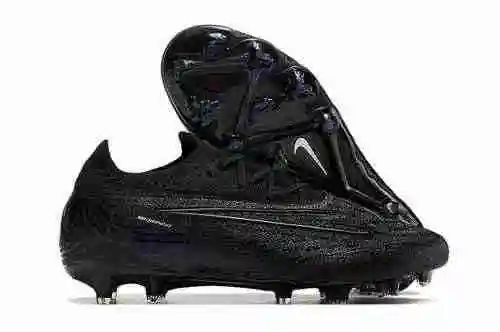 Arrived/inherited) Nike Low Top Phantom GX All Black Double Layer Waterproof Fish Silk All Knit FG F