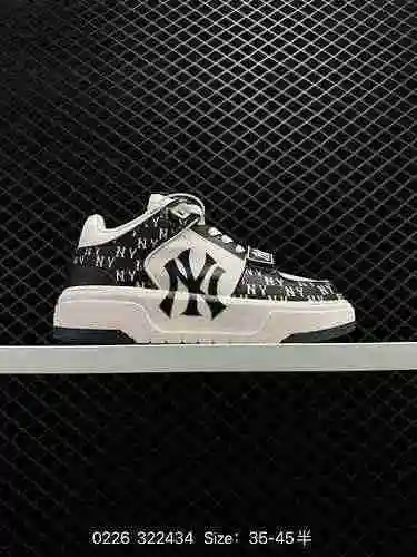  company level MLB Chunky Liner senior shoes series NY printed New York Yankees Yankees high thick s