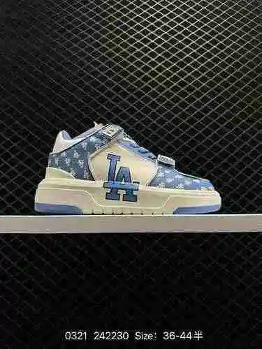 150 nivel de empresa MLB Chunky Liner serie de zapatos para personas mayores NY impreso New York Yan