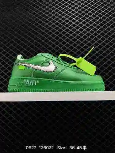 Zapatos de tabla casuales genuinos Nike Air Force Low Air Force One de caña baja Cree una versión Pu