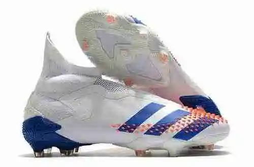 Arrived/inherited) Adidas White Blue Red Falcon 20+full knit waterproof 