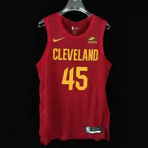 AU Player Edition 23 Temporada Cavaliers Classic Rojo 45 Mitchell 10 Galán Jersey bordado
