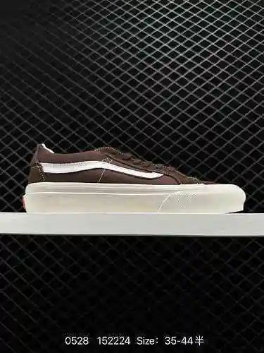 2 Vans Sk8 Low retro marrón Yu Wenle Mismo estilo 223 primavera verano nuevo estilo Vans zapatos de 