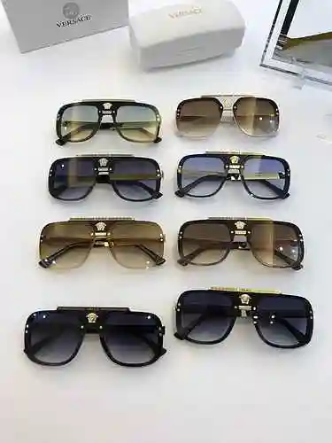3240 Gafas Versace VE4392 tamaño: 63 boca 12-145 Nuevas gafas de sol versátiles de cara delgada y mo