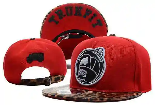 TRUKFIT Feelin' Spacey Boys Leopard Snapback Red