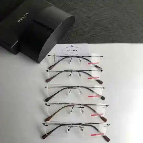 2250 Gafas Prada PRADA Gafas ópticas cuadradas ultraligeras de alta calidad de Prada para hombres y 