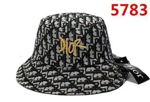 2.19 Actualización DIOR Un sombrero en stock Sombrero de pescador de algodón de alta calidad