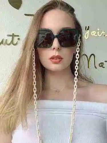 3510 Gafas Gucci con cadena grande 【 GUCCI 】 Gucci GG0765/S! Tamaño: 55 puertos 18-140