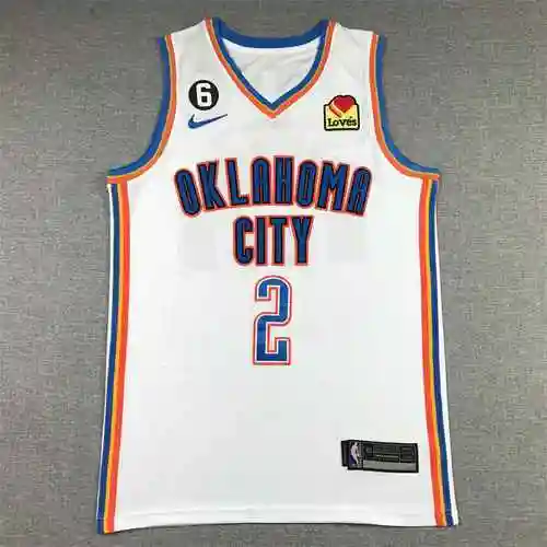 Thunder 2 Alexander camiseta de baloncesto blanca